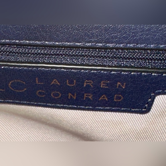 Blue backpack handbag, Lauren Conrad. Like new. - Picture 15 of 15